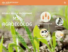 Tablet Screenshot of agroecology.fr